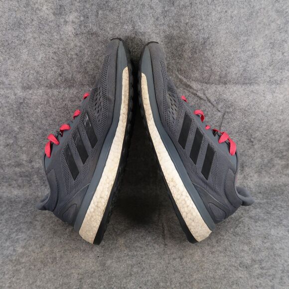 Adidas Shoes Mens 8.5 Athletic Trainers Response Boost Running Gray Black Active main image 5